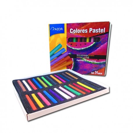 Gis pastel Stafford con 24 piezas