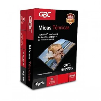 Mica 1204 GBC 6.5 x 9.5 cm (club) 10 milesimas