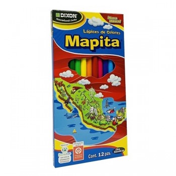 Colores mapita Dixon con 12 largos