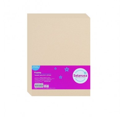 Foamy tamaño carta beige