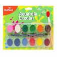 Acuarela con 12 pastillas Stafford carton