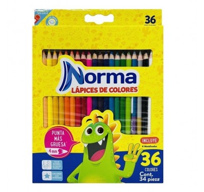 Colores Norma con 36 largos