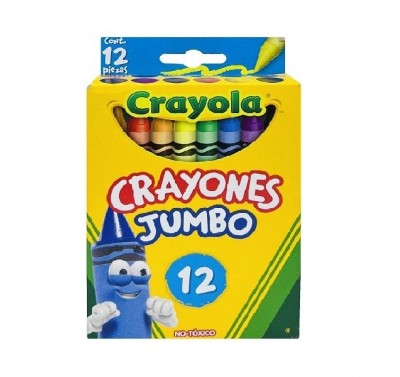 Crayon Crayola jumbo grueso con 12 piezas