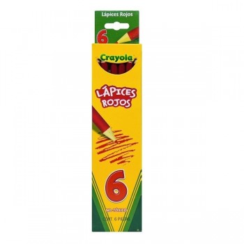 Rojo carmin Crayola con 6 pzas