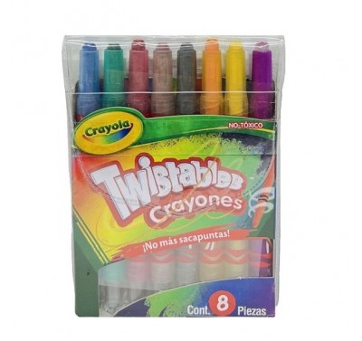 Crayon Crayola minitwistables con 8 piezas