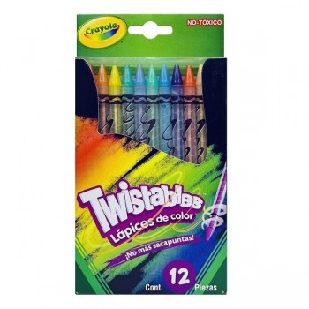 Colores Crayola twistables con 12 largos