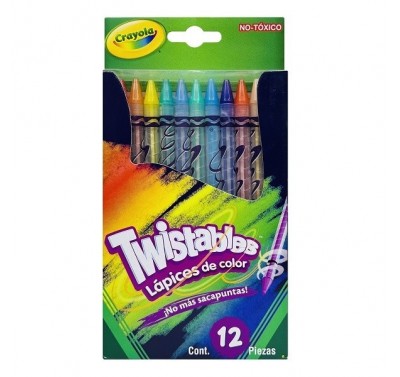 Colores Crayola twistables con 12 largos