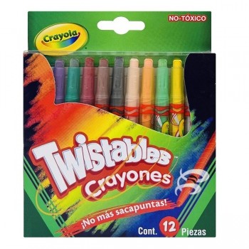 Crayon Crayola minitwistables con 12 piezas