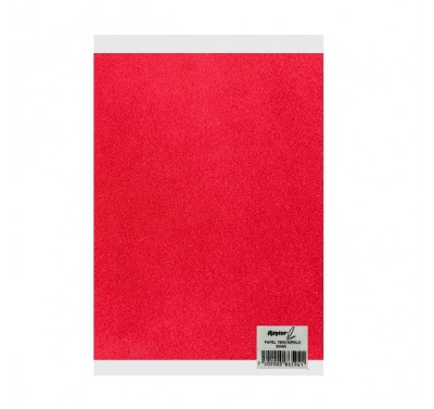 Papel terciopelo rojo