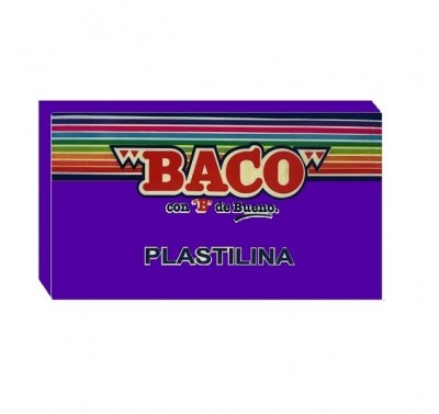 Plastilina Baco en barra violeta