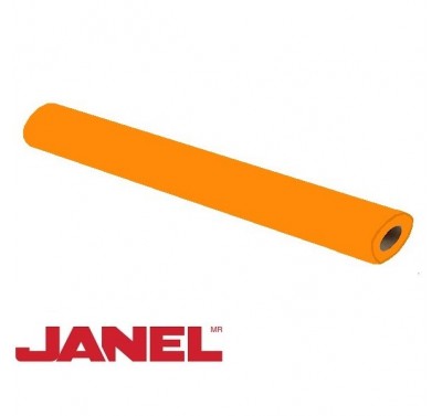 Papel america Janel naranja fluorescente con 25 metros