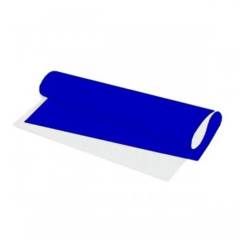 Papel lustre azul rey