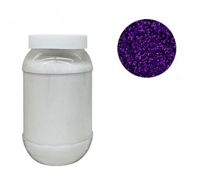 Diamantina fina frasco de 250 gramos morado