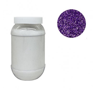 Diamantina fina frasco de 250 gramos lila