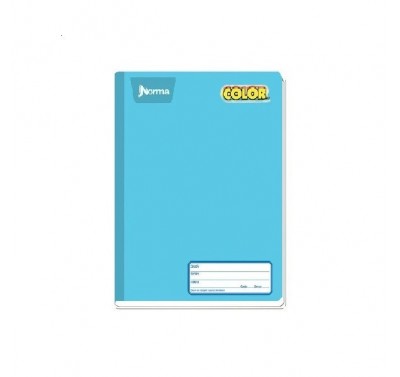 Cuaderno college Norma color cosido doble raya 100 hojas