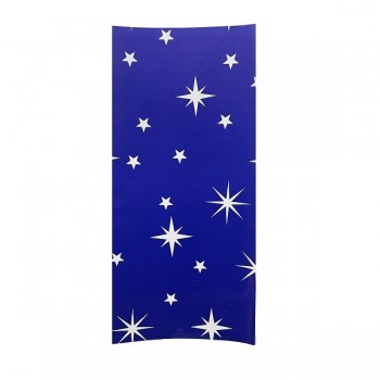 Papel couche estrellas con 25 pliegos