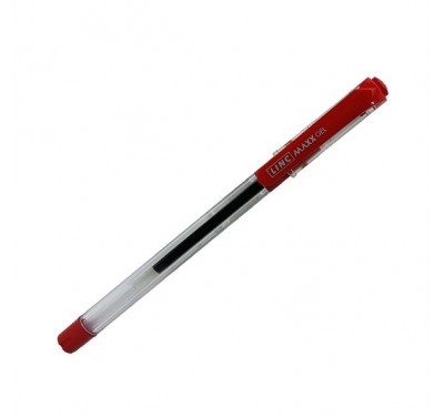 Boligrafo Rihan maxx de gel rojo con 12 piezas