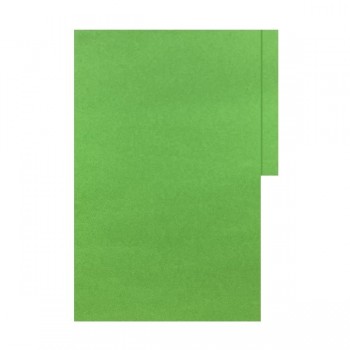 Folder tamaño carta fluorescente Apsa verde intenso con 25 piezas