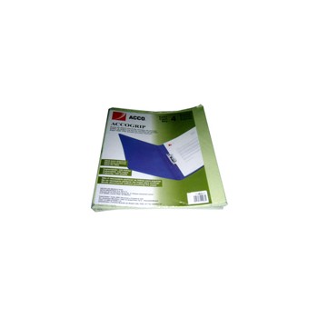 Folder accogrip tamaño carta verde claro Acco (con palanca de presion) con 4 piezas