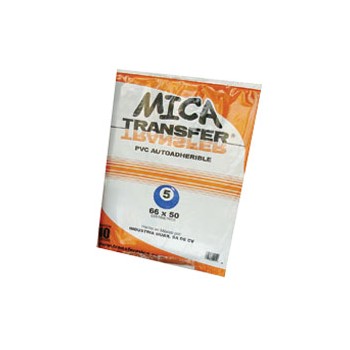 Mica adherible Transfer calibre 5, 66 cm X 50 cm pliego